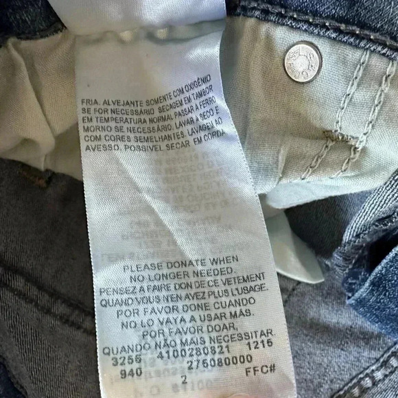 Signature by Levi Strauss and Co denim jeans women's modern boot cut size 18 S/C - Picture 9 of 10